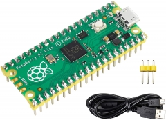 Raspberry Pi Pico with Pre-Soldered Header Microcontroller Mini Development Board Based on Raspberry Pi RP2040 Chip,Dual-Core ARM Cortex M0+ Processor